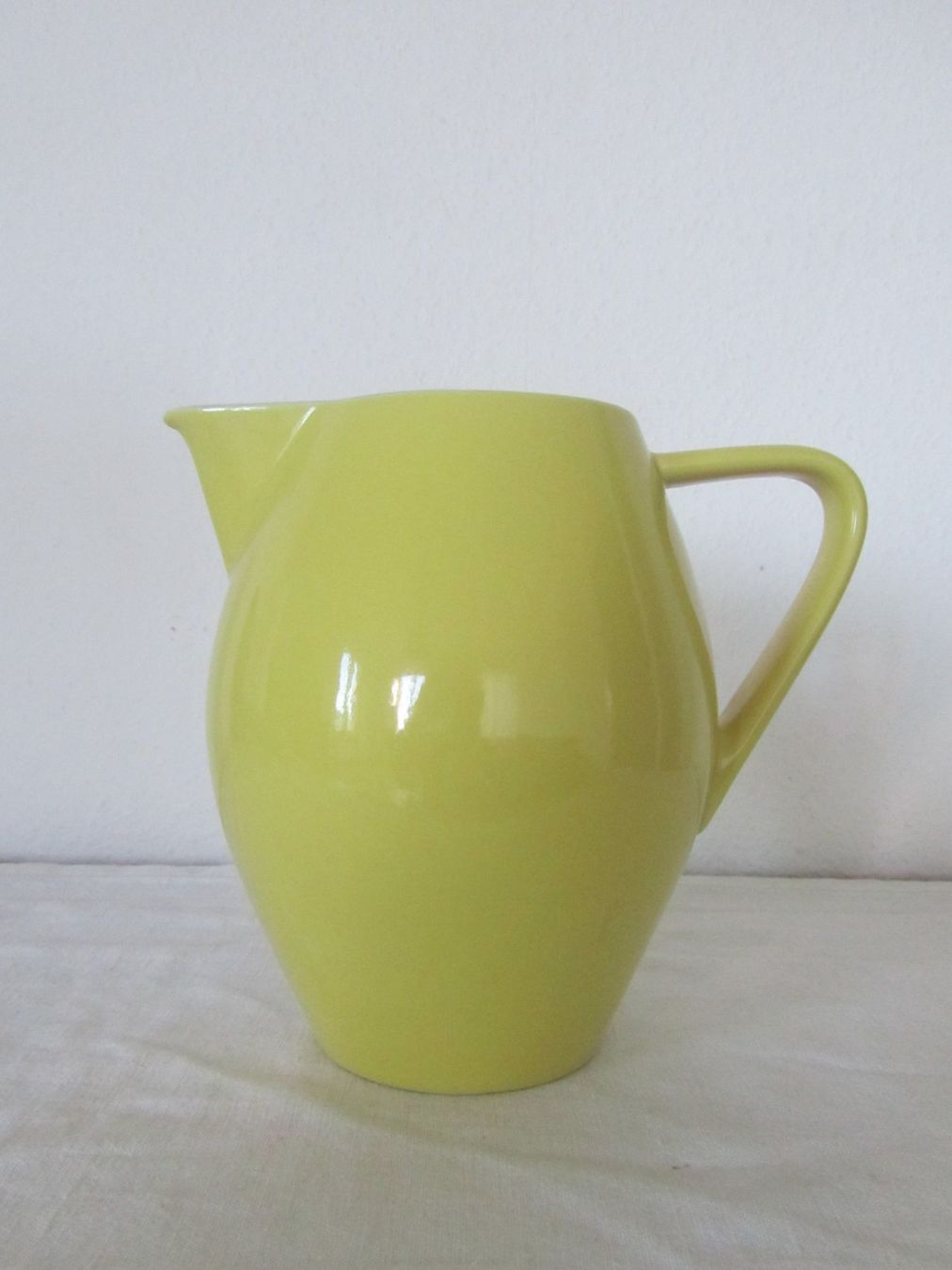 Rössler Caraffe: Gelber Rössler Krug – Usato da Seengen venduto da mikelele