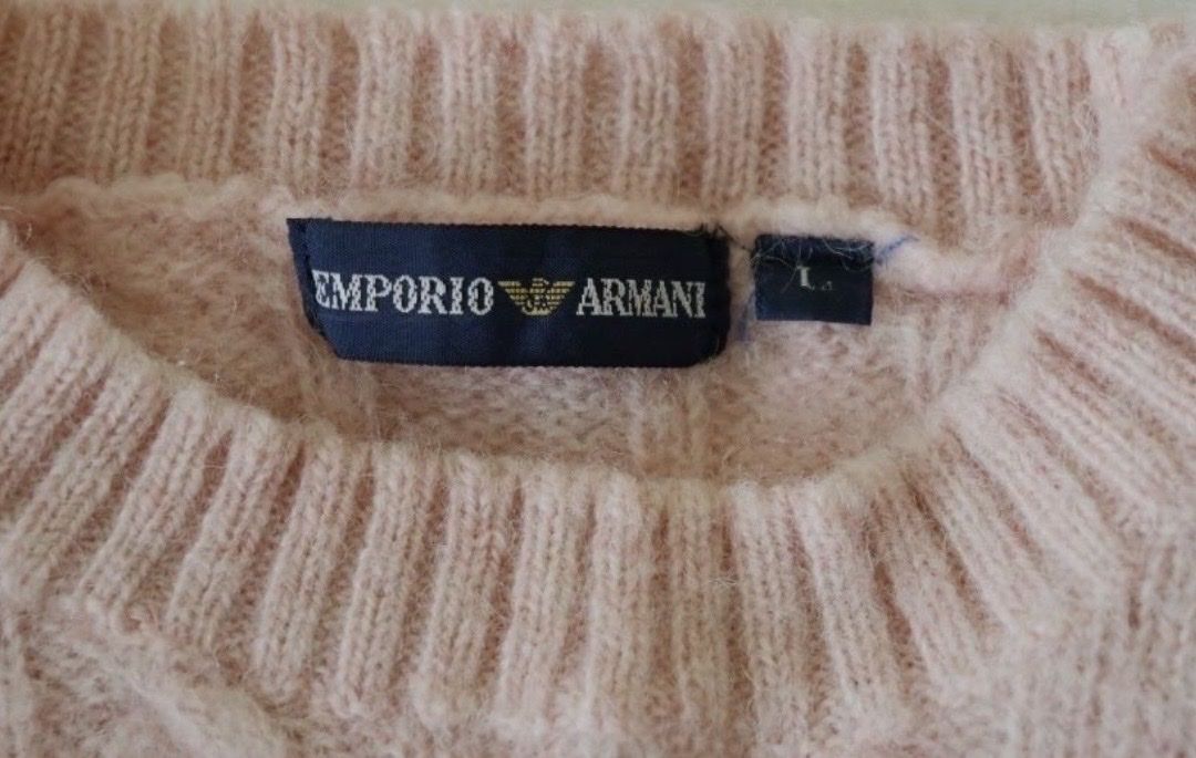 Maglioni & Felpe: Emporio Armani Wollpullover, Rosa Zopfmuster, Gr. L – Nuovo (secondo la descrizione) da Bülach venduto da noe_zsg8 2
