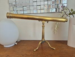 Télescope, lunette astronomique Ancien en Laiton