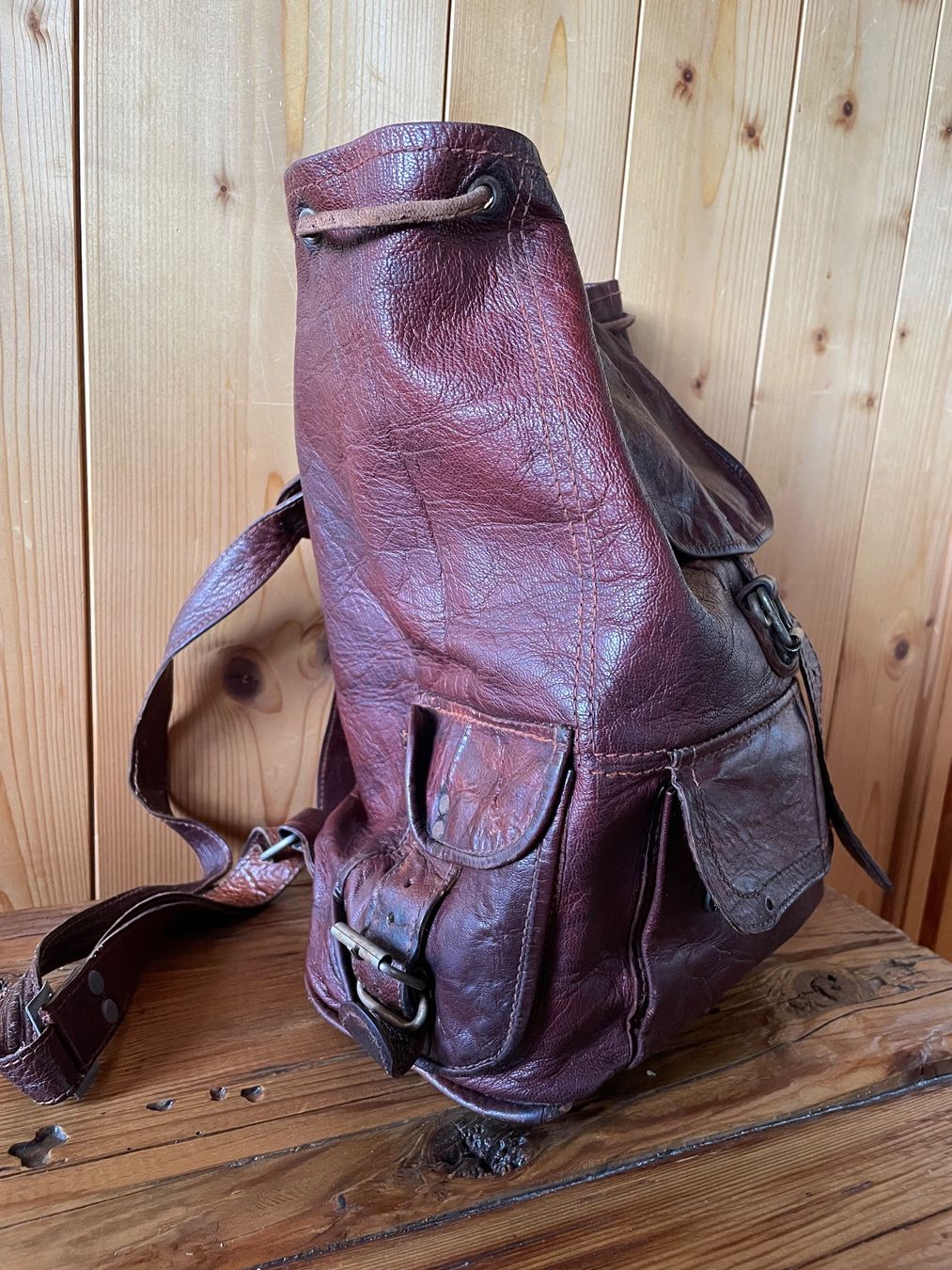 Zaini: GUSTI LEDER Rucksack aus Ziegenleder – Usato da St. Peterzell venduto da andrea2012 1