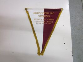 SERVETTE FC SFC Original Fanion 24 08 1994 Champions League