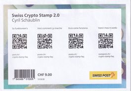 Swiss Crypto Stamp 2.0 Token Cyril Schäublin, ab Nennwert+++