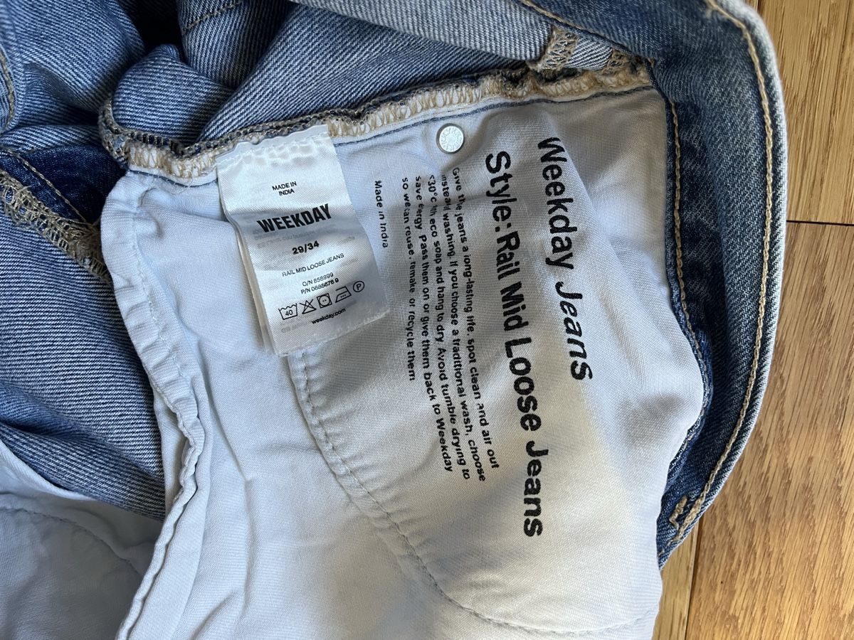 Weekday Jeans: Rail Weekday Jeans 29/34 blau – Usato da Kilchberg ZH venduto da jeanne.00 2