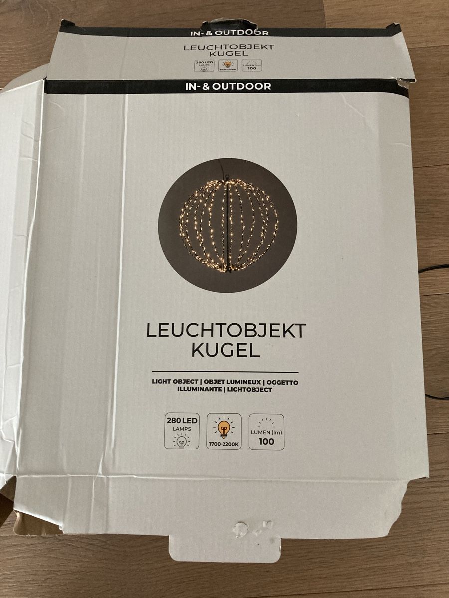 Tutte le decorazioni: Leuchtobjekt Kugel – Nuovo e nell'imballaggio originale da Bergdietikon venduto da Marilyn9 5