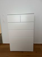 Malm Kommode mit 6 Schubladen weiss