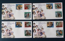 UNO 1999 Combo + Einzeleck Ausschnitt Block Weltpostverein