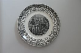 Teller Opaque de Sarreguemines Armee