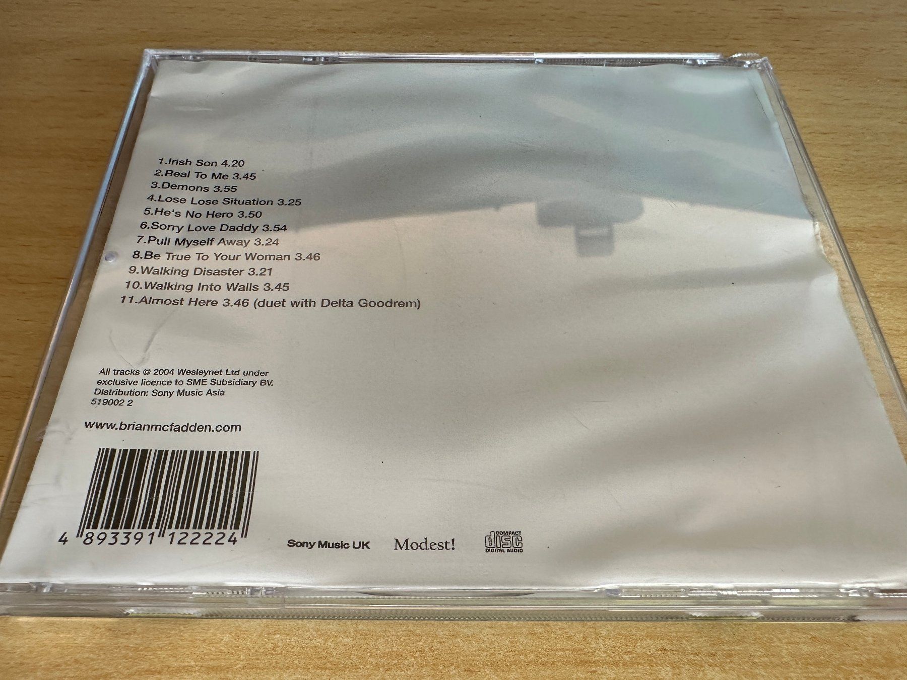 CD: Brian McFadden – Irish Son – Usato da Rikon im Tösstal venduto da Alpenmutz 1