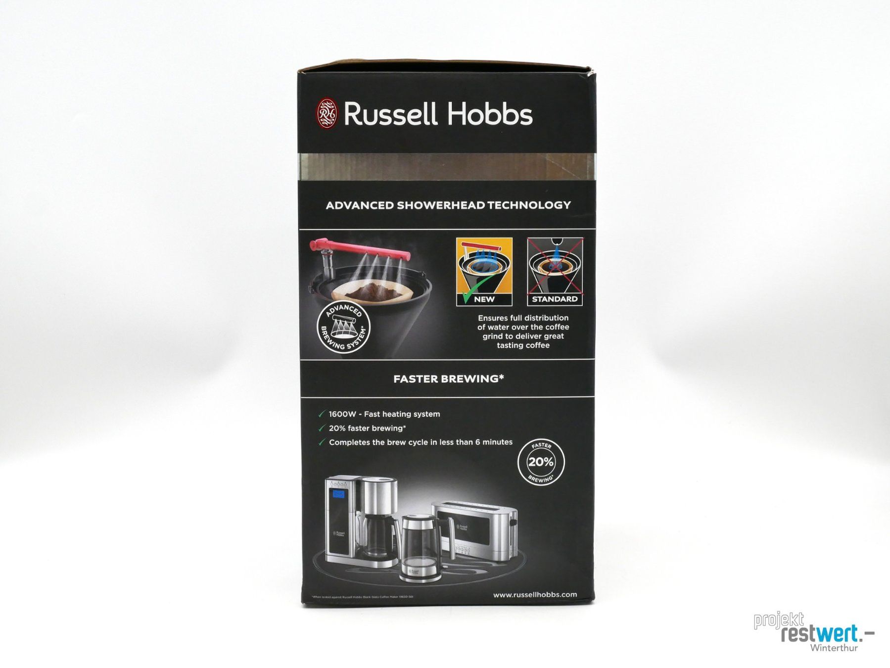 Russell Hobbs Kaffeemaschinen & Espressomaschinen: RUSSEL HOBBS Elegance Filterkaffeemaschine Silber – Neu (gemäss Beschreibung) aus Winterthur von Restwert_Winterthur 7