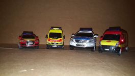 Feuerwehr, Polizeifahrzeuge