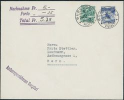 1936 - Landschaftsbilder - Brief - BFr - Burgdorf BE