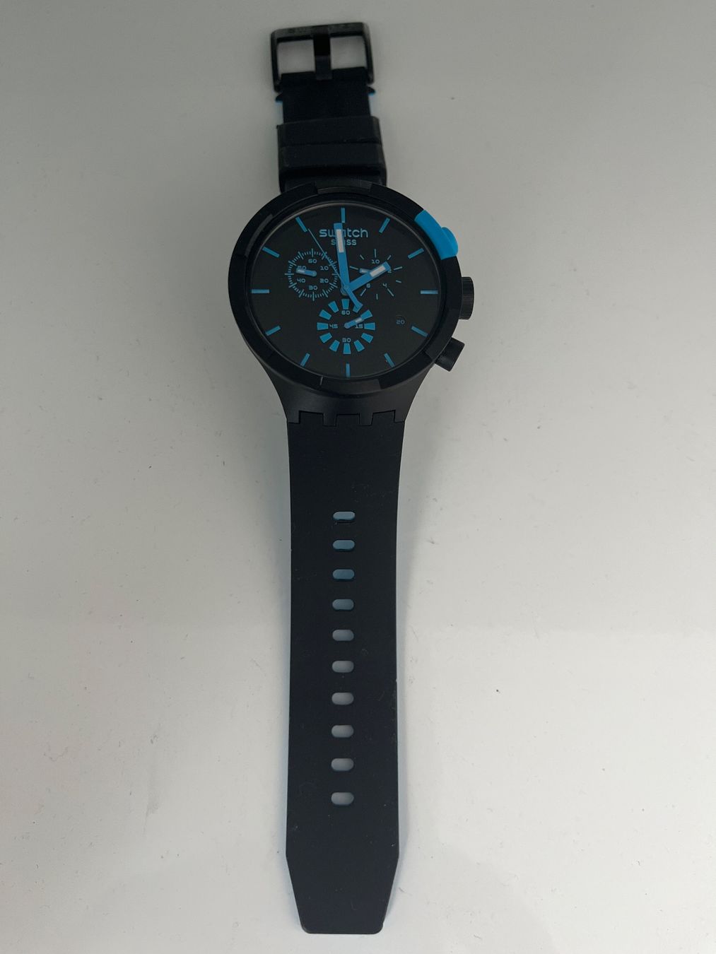 Swatch Uhren: Swatch Chrono "CHECKPOINT BLUE" – Neu (gemäss Beschreibung) aus Bonstetten von Chickabee