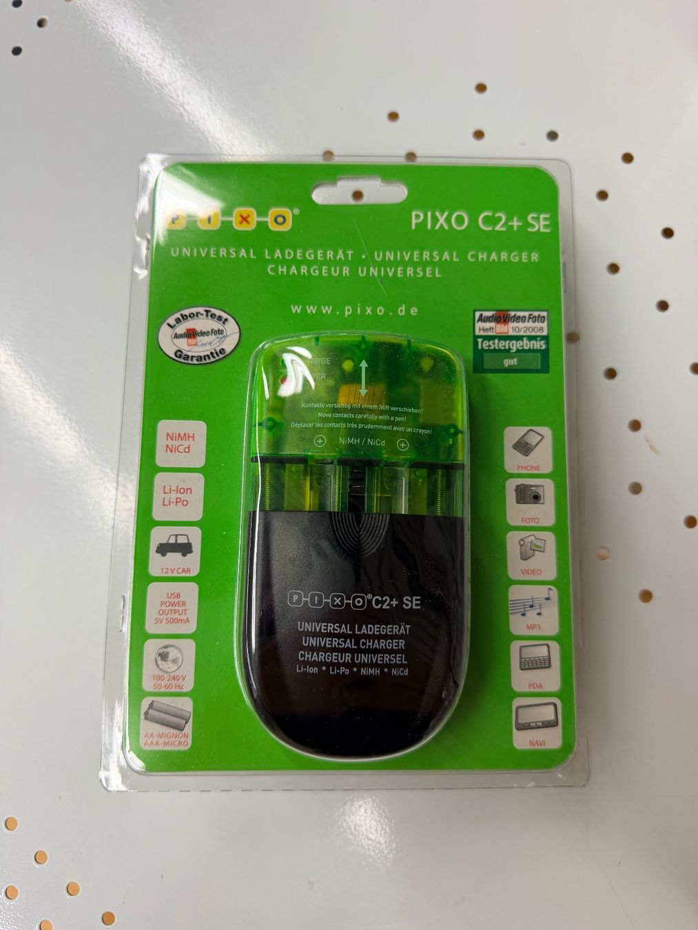 Sonstiges Zubehör: PIXO C2+ SE Universal Ladegerät + Autoadapter (NEU) – Neu und originalverpackt aus Oensingen von moe_ck67