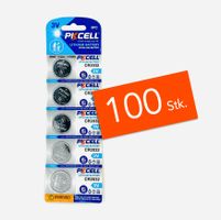 CR2032 Knopfbatterien Markenware 100 Stück originalverpackt!
