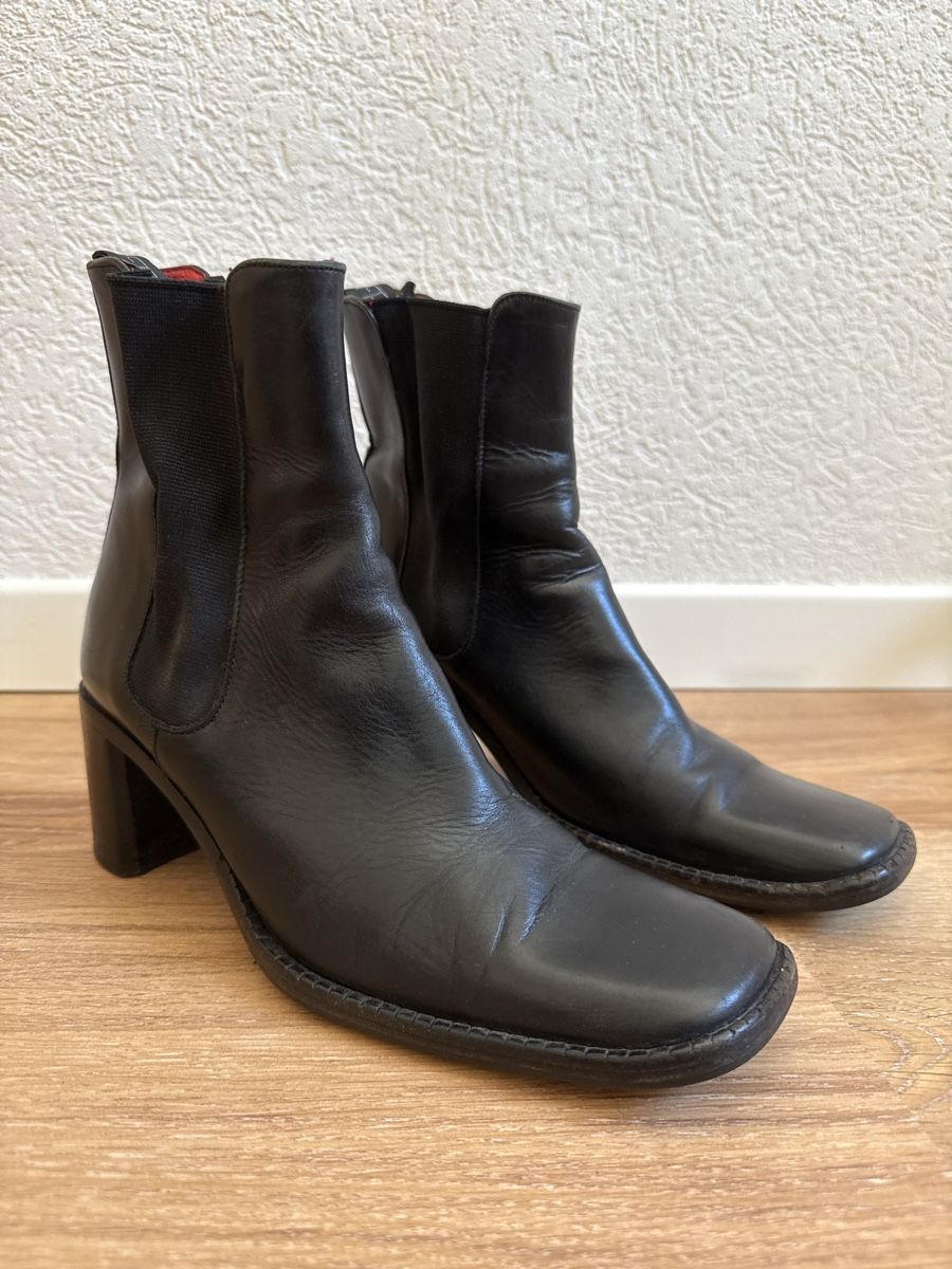 Damenschuhe: Bottines à talons noir cuir Freelance, p.36 – Gebraucht aus Tavannes von Thriftshop