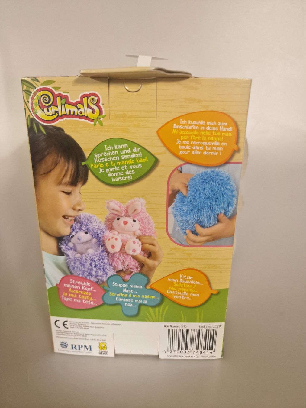 Spielzeuge: Curlimals Igel blau  Neu – Neu und originalverpackt aus Oberuzwil von aseinkaufswelt 1