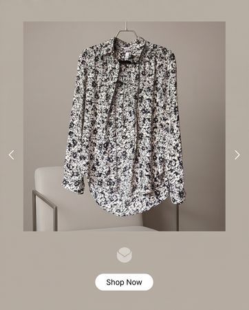 H&M chemise — très bon état — taille S