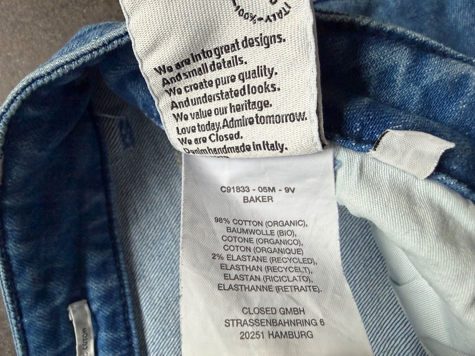 Closed Jeans: Closed Jeans Baker C91833 Grösse 26 – Usato da Zürich venduto da bgg 3