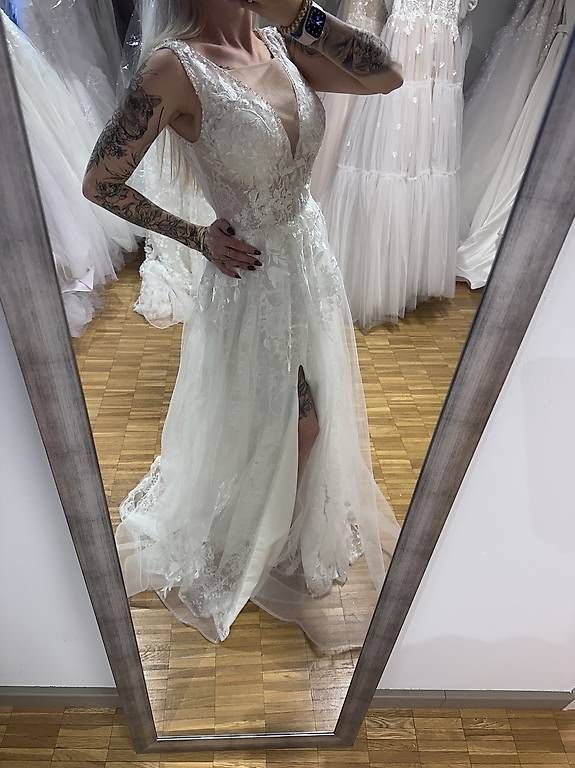 Vestiti: Brautkleid a linie xs – Nuovo (secondo la descrizione) da Appenzell venduto da mir_rqn6 3