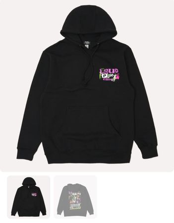 Y2K Loud Punx Hoodie Schwarz, Grösse M - Neu und Ungetragen!