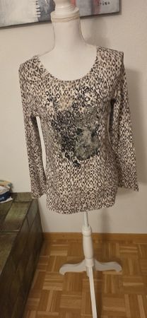 Langarmshirt Marc Cain Sports Animal-Print Grösse 38