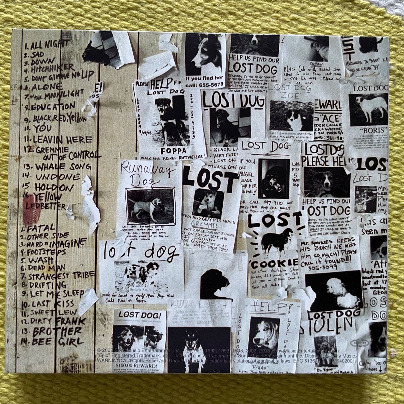 CDs: PEARL JAM-2CD LOST DOGS (DIGIPACK) – Gebraucht aus Rorschacherberg von  1