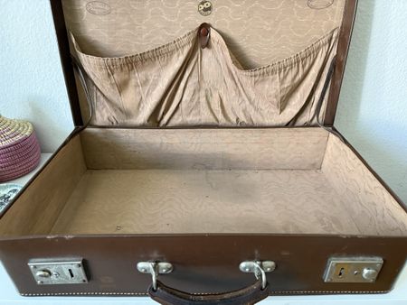 Vintage Lederkoffer braun