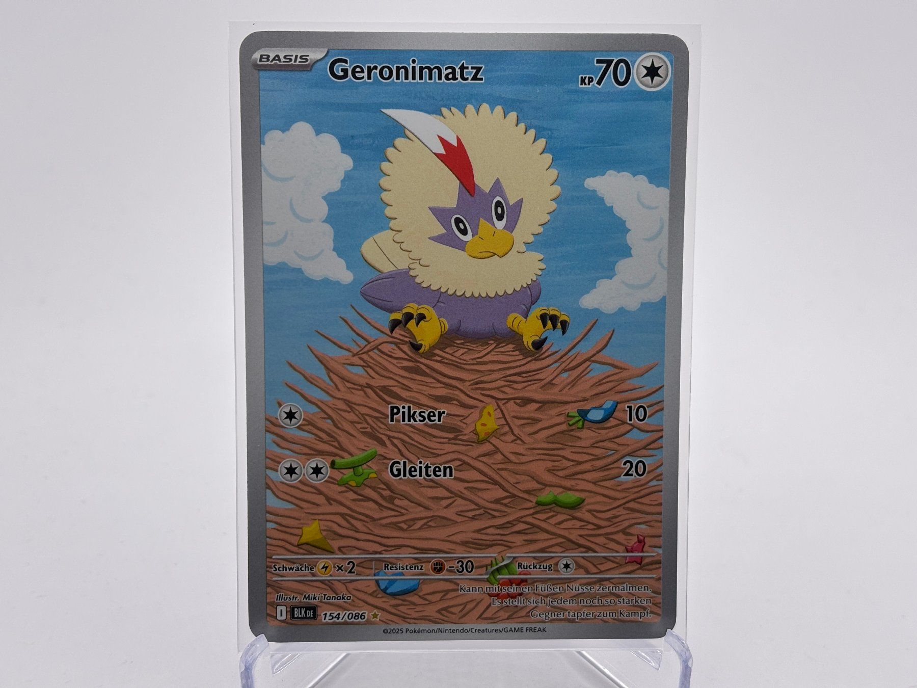 Pokémon Carte collezionabili: Schwarze Blitze - Geronimatz  (BLK 154) - DE – Nuovo (secondo la descrizione) da Allschwil venduto da Bullach