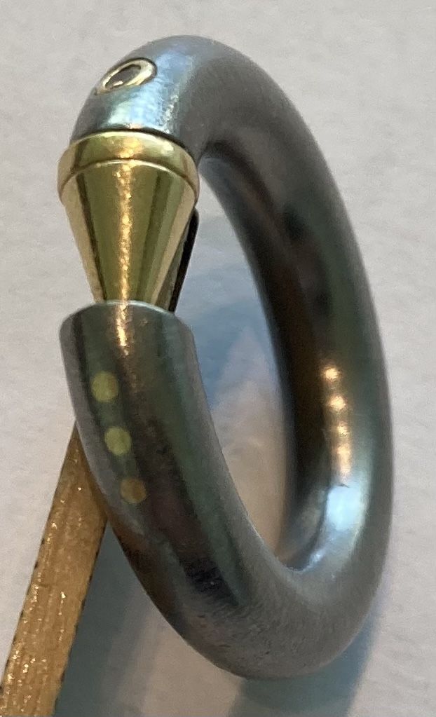 Anelli: Titanpneuring mit Brillant und Gelbgold – Nuovo (secondo la descrizione) da Biel-Benken BL venduto da Sille1 3