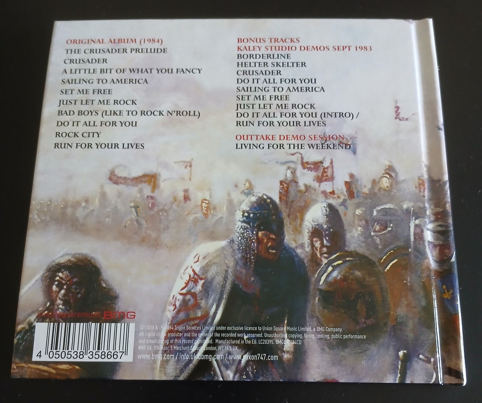 CD: Saxon - Crusader (Digipack) – Usato da Bottens venduto da Davvil 1