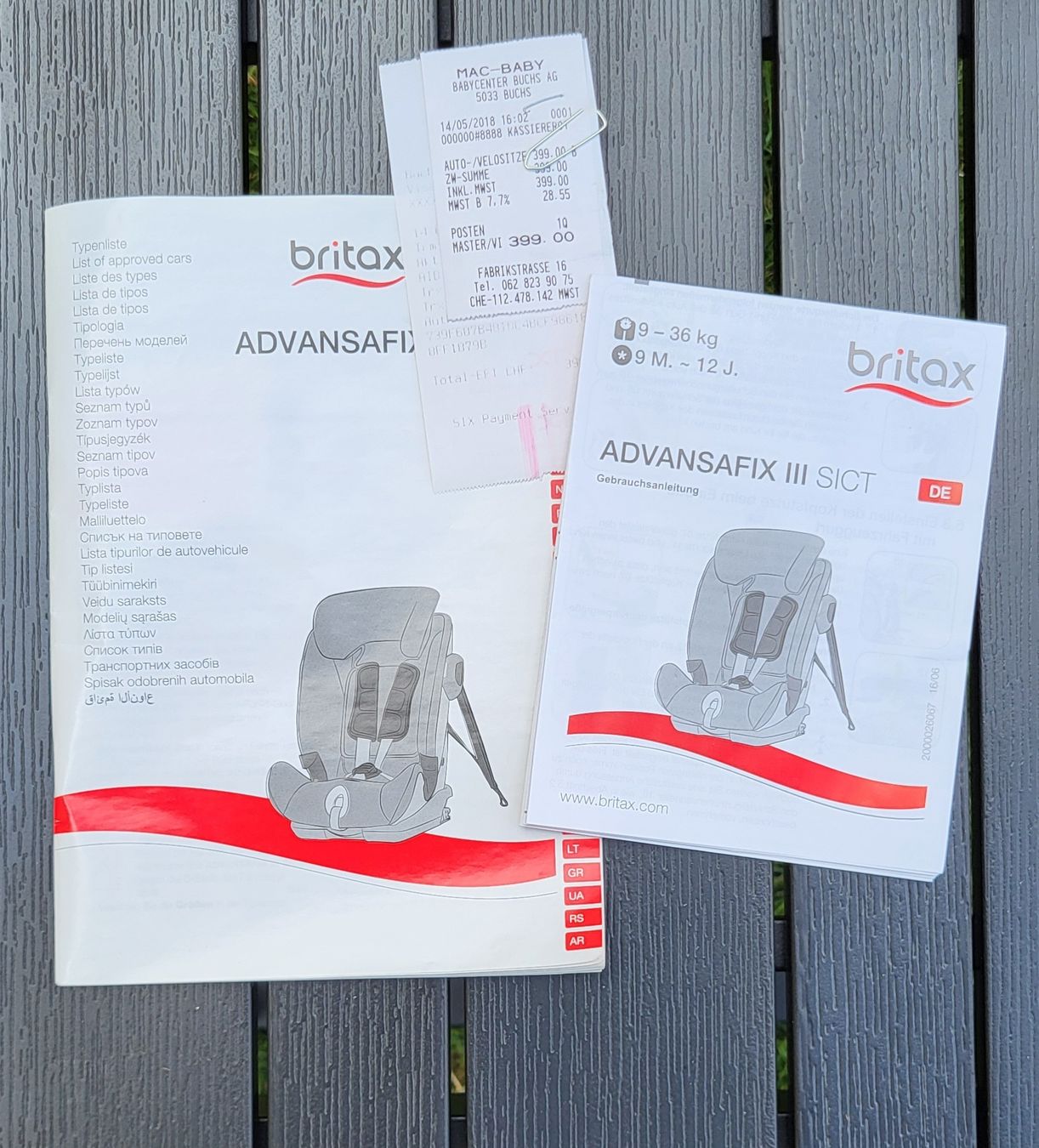 Britax Römer Auto-Kindersitze: Kindersitz Britax Römer Advansafix III Sict – Gebraucht aus Brittnau von Faeugefredu 4