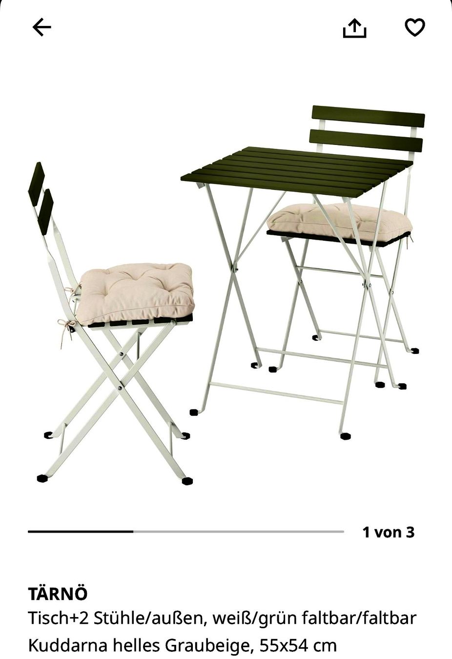 Balkonset 2 Personen Ikea