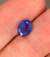 Ab 1 Fr. - 1.70 ct natürl. Tansanit - mit Zertifikat