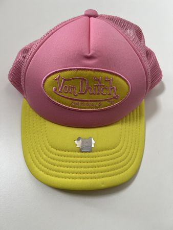 Von Dutch Cap rosa gelb ungetragen