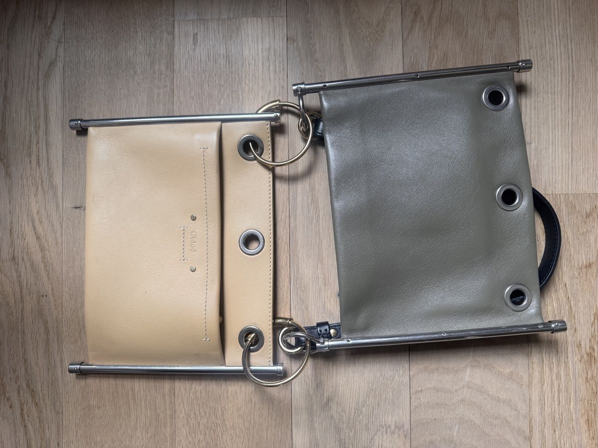 Chloé Borse da donna: Chloé Metall Ring Bag Beige/Grau  – Nuovo (secondo la descrizione) da Dietikon venduto da _cfic_ 1