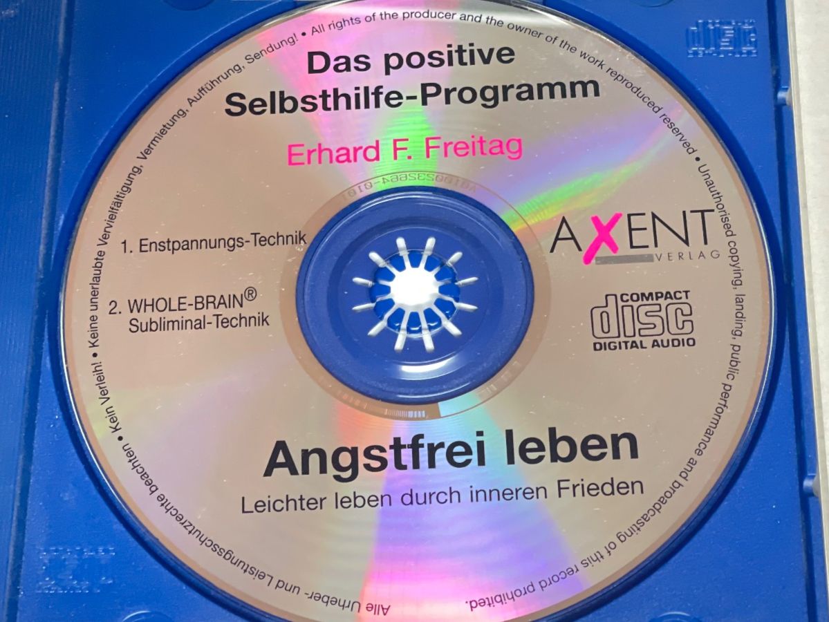 Livres audio: Angstfrei leben - Dr.Freitag – D'occasion à Muri b. Bern par AdidasCollector 1