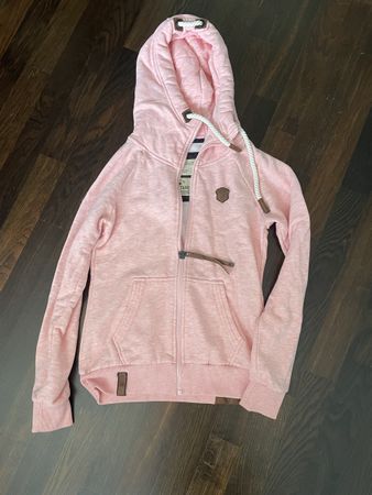 Naketano Kapuzenjacke rosa Grösse M guter Zustand