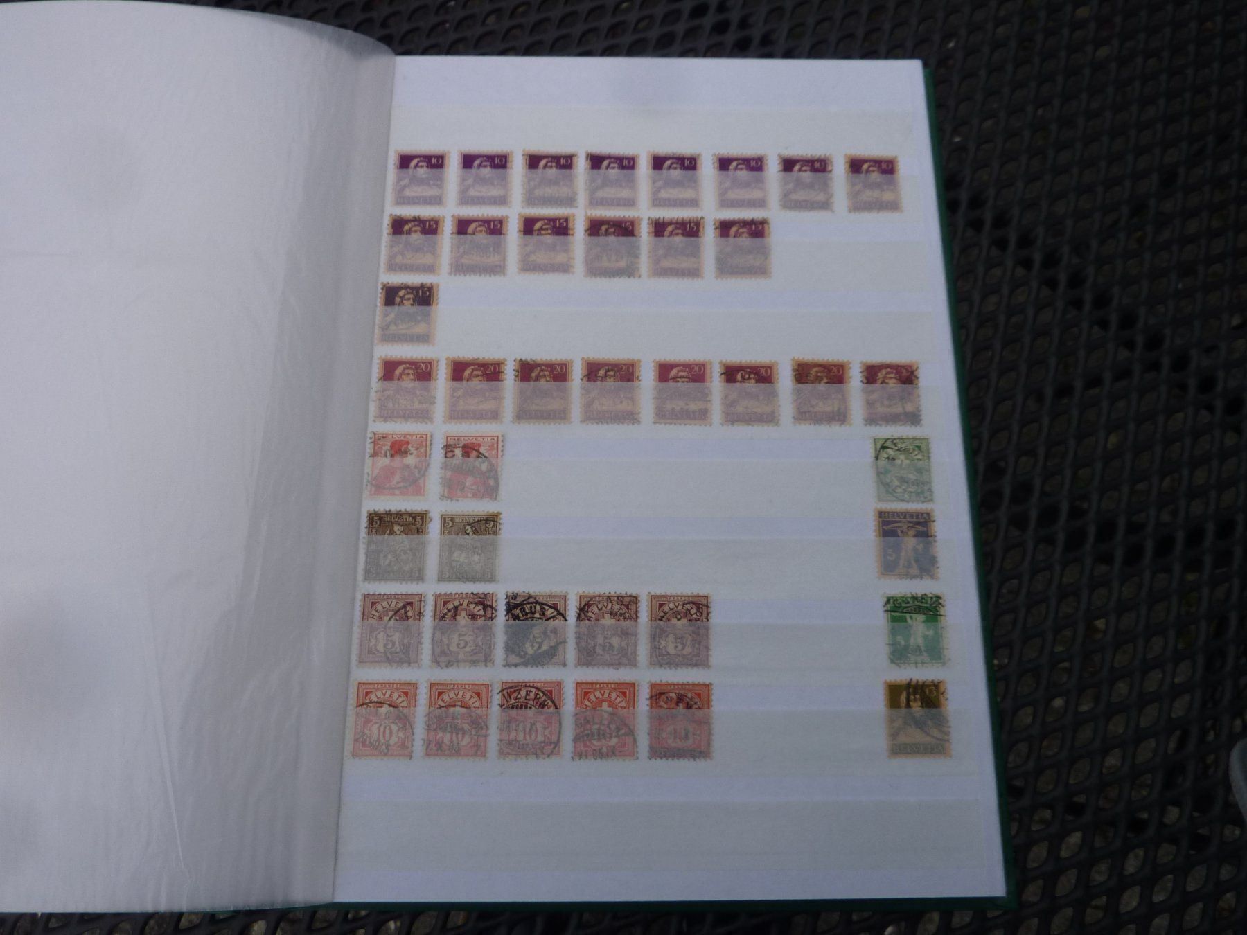 Tutti i francobolli: Briefmarkenalbum, Schweiz – Usato da Gelfingen venduto da btrottmann