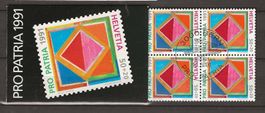 PPC1991 - Carnet Pro Patria 1991 obl. 1er jour