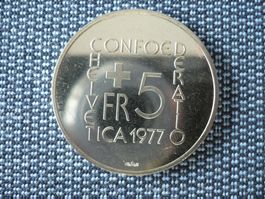 5 Franken 1977 J.H. Pestalozzi