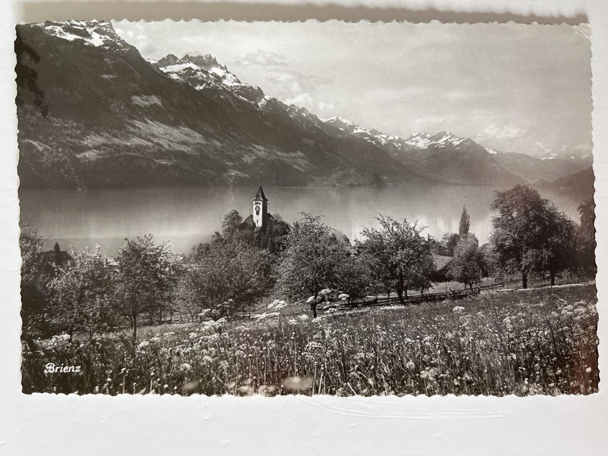 Ansichtskarten: Vintage Ansichtskarte Brienz Schweiz. – Gebraucht aus Uster von Arrayo