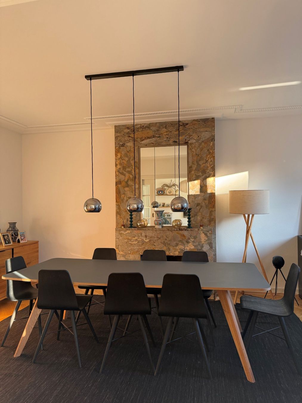 Bolia Set de table et chaises: Table et 8 chaises BOLIA – D'occasion à Genève par rom_q2kg
