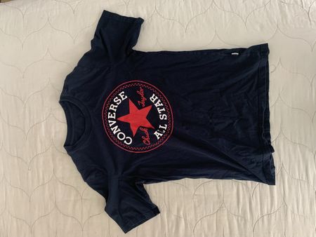 T-shirt bleu marine Converse Chuck Taylor étoile t. S