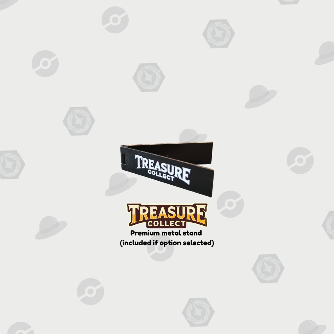 Pokémon Carte collezionabili: Premium Metal Stand for Extended Artwork Display Cases – Nuovo e nell'imballaggio originale da Canobbio venduto da TreasureCollect