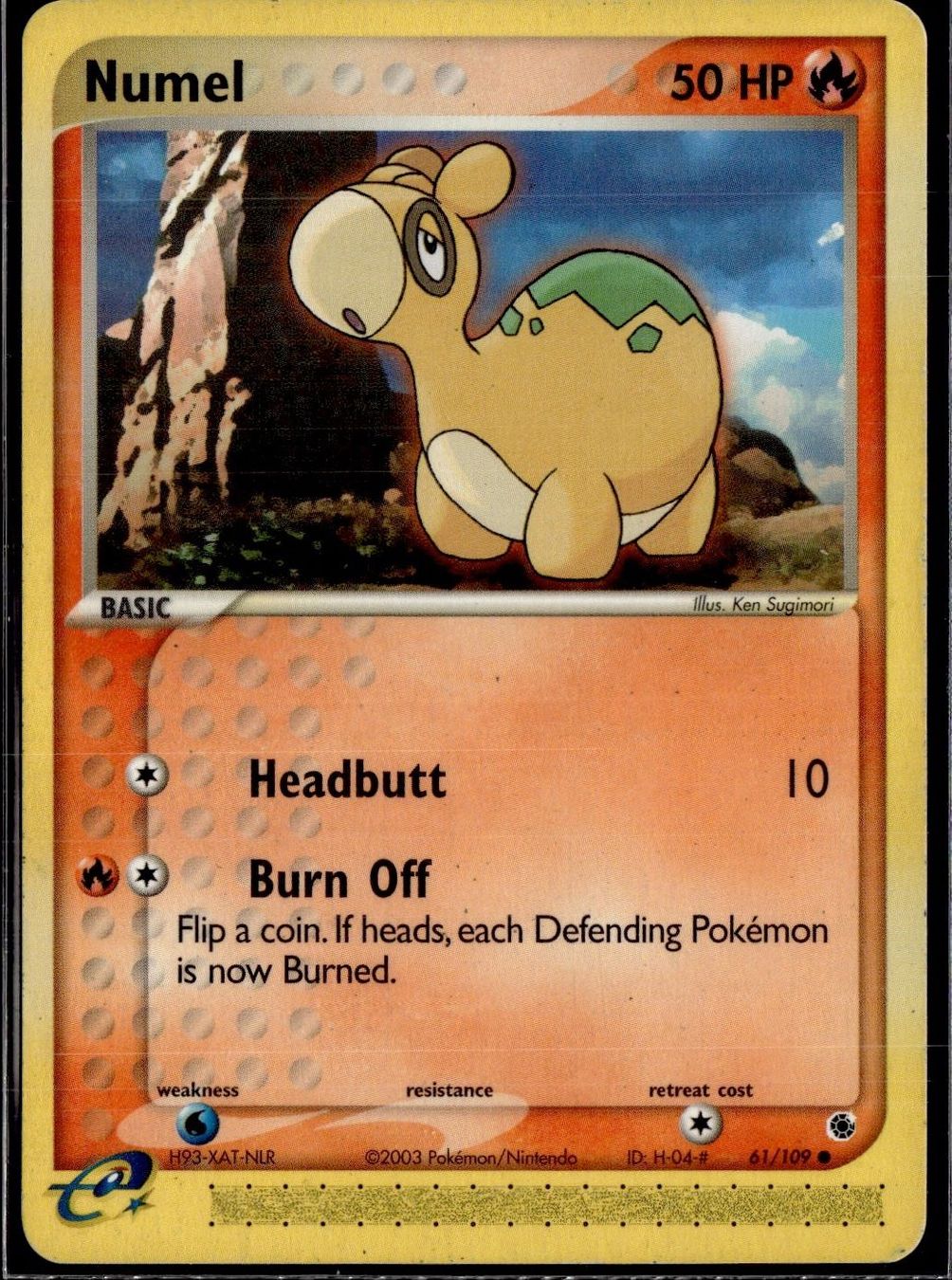 Pokémon Sammelbilder & Trading cards: Numel 61/109 Common EX Ruby & Sapphire – Gebraucht aus Zürich von pokemon_cards