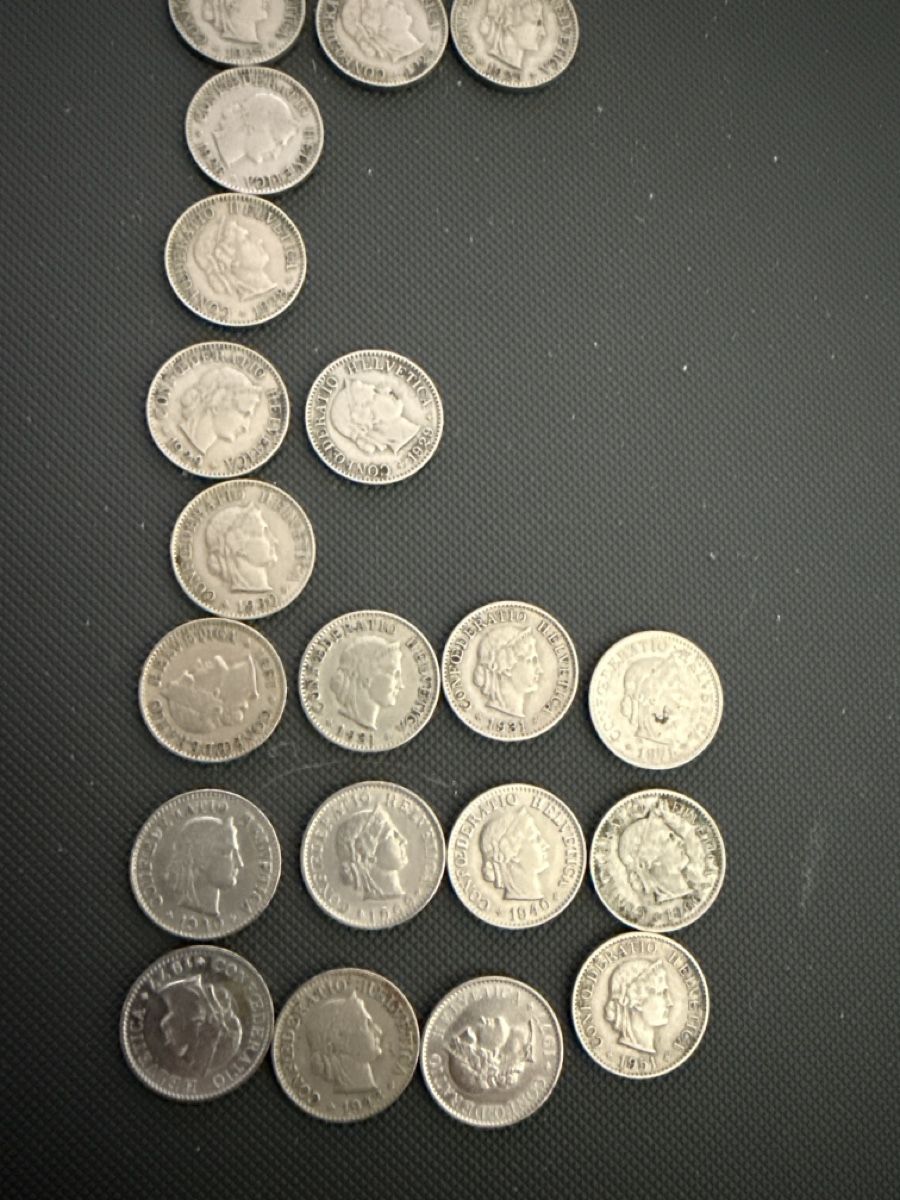 Alle Münzen: 5 Rappen selten 2 mal 1945 und Sammlung – Gebraucht aus St. Margrethen SG von meg_6b9w 3