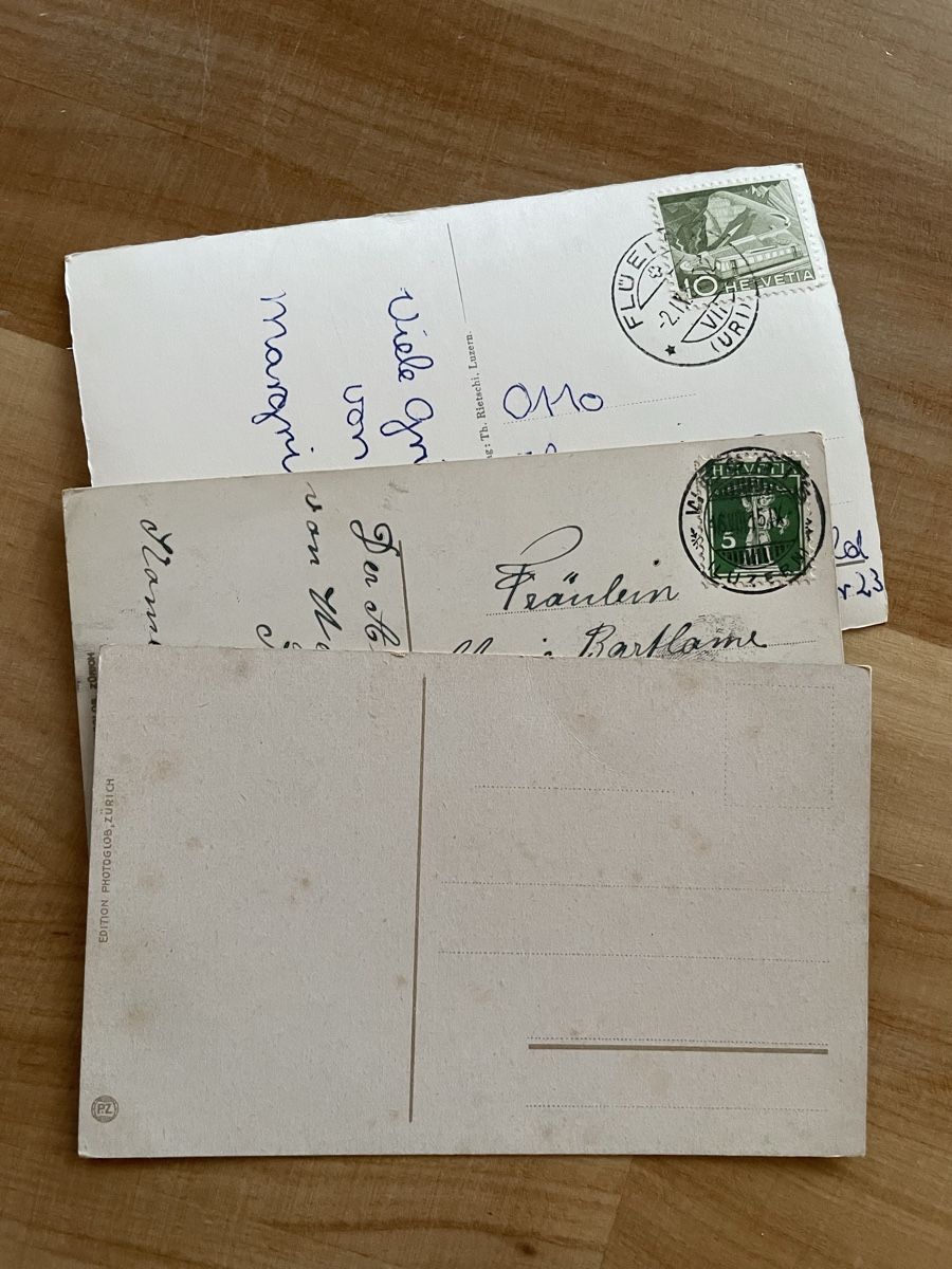 Cartoline postali: 3 AK von Tell's Kapelle – Usato da Rümlang venduto da Kartenpost1 1