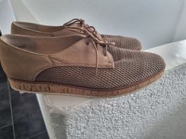Paul Green Lederschuhe beige, Grösse 7