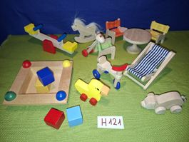 Puppenhaus,Puppenstube,Möbel,Spielplatz H121