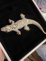 Swarovski Brosche Eidechse